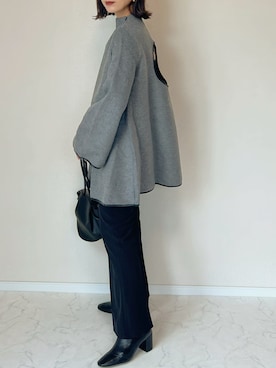 「4youstory（フォーユーストーリー）のアイテム（ワンピース）」を使った、haru さん（レディース・162cm）の冬コーディネート