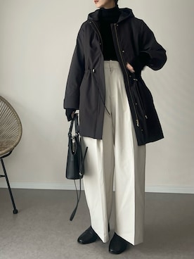 「ikka（イッカ）のアイテム」を使った、haru さん（レディース・162cm）の秋コーディネート