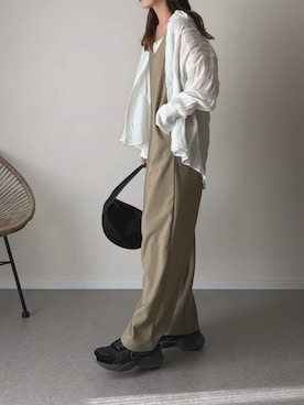 「しまむら（シマムラ）のアイテム」を使った、haru さん（レディース・162cm）の春コーディネート