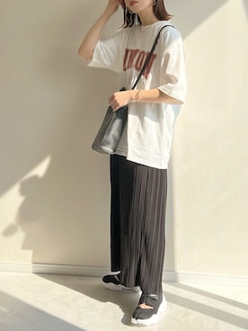 「Bermosa（ベルモサ）のアイテム」を使った、haru さん（レディース・162cm）の夏コーディネート