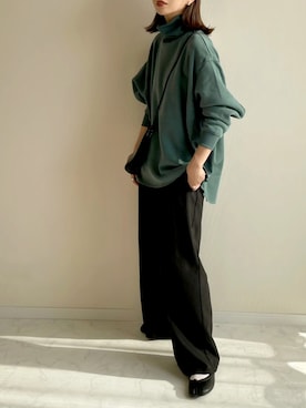 「DHOLIC STYLE（ディーホリックスタイル）のアイテム」を使った、haru さん（レディース・162cm）の秋コーディネート