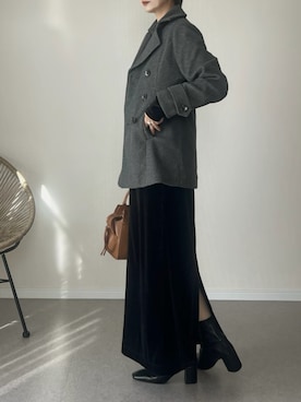 「アイテム（ワンピース/ドレス）」を使った、haru さん（レディース・162cm）の冬コーディネート