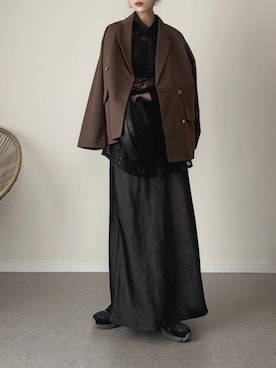 「moment+（モーメントプラス）のアイテム」を使った、haru さん（レディース・162cm）の春コーディネート