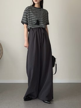 「feepur（フェピュール）のアイテム」を使った、haru さん（レディース・162cm）の夏コーディネート