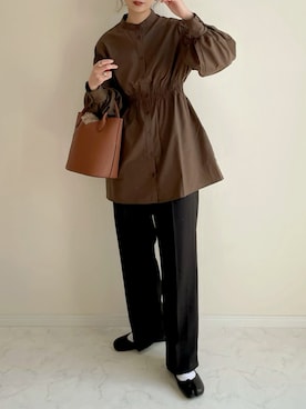 「Wefst（ウェスト）のアイテム」を使った、haru さん（レディース・162cm）の冬コーディネート