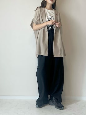 「アイテム（その他アウター）」を使った、haru さん（レディース・162cm）の夏コーディネート