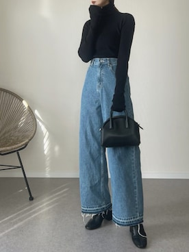 「CIAOPANIC TYPY（チャオパニックティピー）のアイテム」を使った、haru さん（レディース・162cm）の冬コーディネート