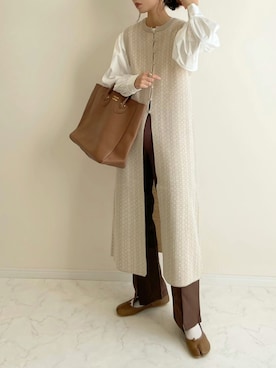 「Per sist ence（パーシエンス）のアイテム」を使った、haru さん（レディース・162cm）の秋コーディネート