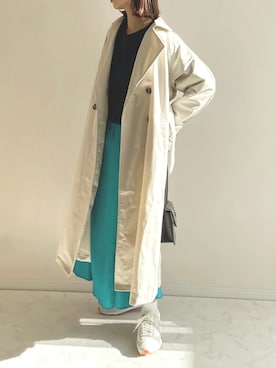 「feepur（フェピュール）のアイテム（ジャケット/アウター）」を使った、haru さん（レディース・162cm）の冬コーディネート