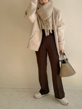 「classicalelf（クラシカルエルフ）のアイテム（パーカー）」を使った、haru さん（レディース・162cm）の冬コーディネート