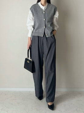 「アイテム（パンプス）」を使った、haru さん（レディース・162cm）の秋コーディネート