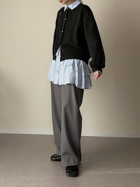 「un/neu（アンノイ）のアイテム」を使った、haru さん（レディース・162cm）の春コーディネート