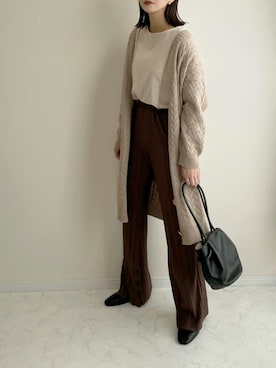 「ipumu（イプム）のアイテム」を使った、haru さん（レディース・162cm）の秋コーディネート