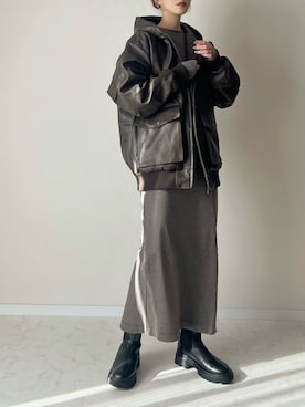 「Java（ジャバ）のアイテム」を使った、haru さん（レディース・162cm）の秋コーディネート