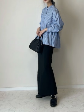 「アイテム（スカート）」を使った、haru さん（レディース・162cm）の秋コーディネート