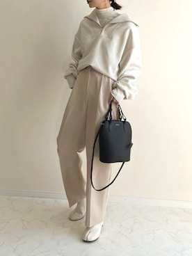 「Amiur（エミレ）のアイテム」を使った、haru さん（レディース・162cm）の春コーディネート