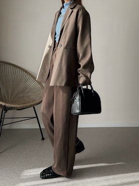 「hellam（へラム）のアイテム」を使った、haru さん（レディース・162cm）の春コーディネート