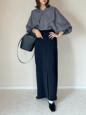 「アイテム（ハンドバッグ）」を使った、haru さん（レディース・162cm）の春コーディネート