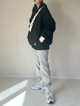 「Java（ジャバ）のアイテム（ブルゾン）」を使った、haru さん（レディース・162cm）の秋コーディネート
