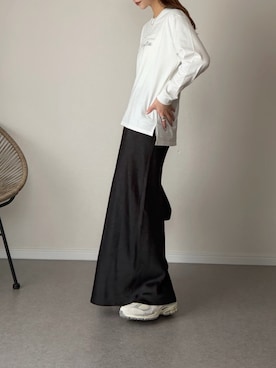 「アイテム（スカート）」を使った、haru さん（レディース・162cm）の春コーディネート