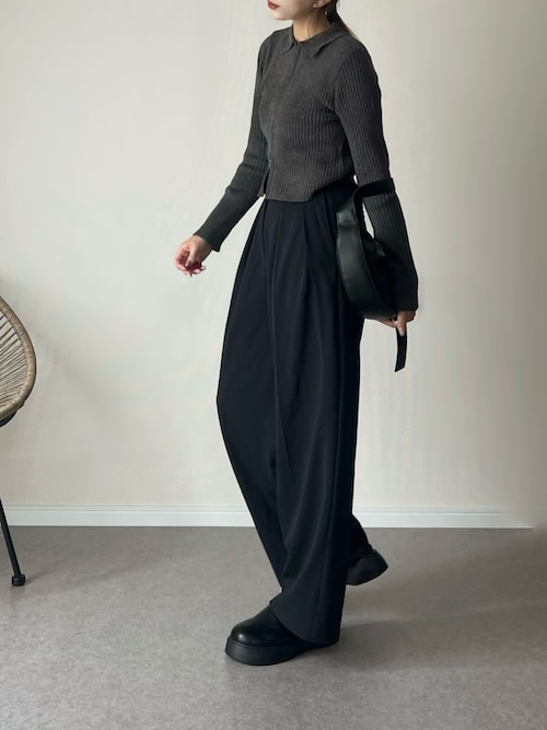 トゥデイフル　Tuck Twill Trousers パンツ Doubletuck Twill Trousers（その他パンツ）｜TODAYFUL