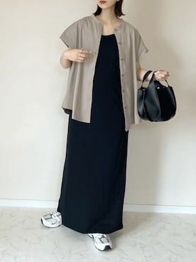 「Omekashi（オメカシ）のアイテム」を使った、haru さん（レディース・162cm）の夏コーディネート