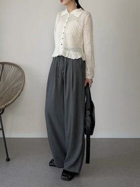 「GeeRA（ジーラ）のアイテム」を使った、haru さん（レディース・162cm）の春コーディネート