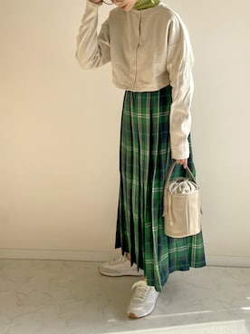 「PUBLUX（パブリュクス）のアイテム」を使った、haru さん（レディース・162cm）の冬コーディネート