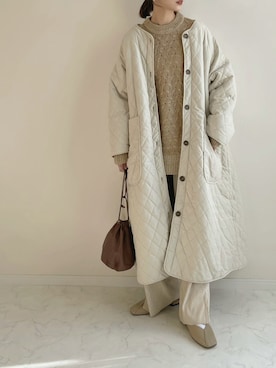 「Wefst（ウェスト）のアイテム」を使った、haru さん（レディース・162cm）の冬コーディネート