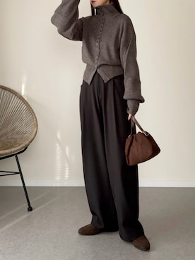 「LIAN（リアン）のアイテム」を使った、haru さん（レディース・162cm）の冬コーディネート