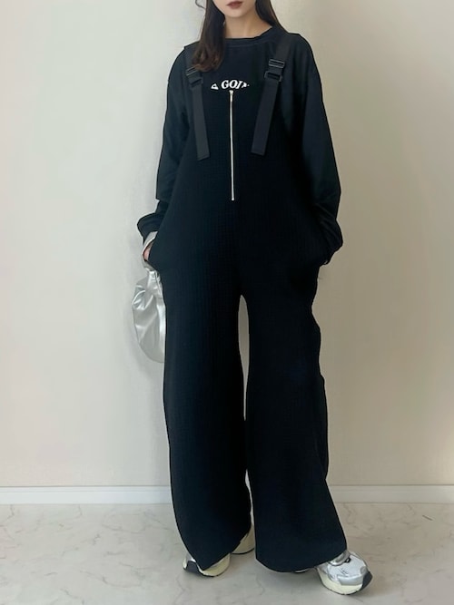 elfinfolk サロペット黒　80㎝ elfinfolk サロペット黒 80㎝ elfinfolk サロペット黒 80㎝ elfinfolk