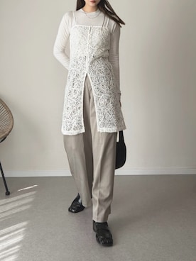 「STYLEMIXER（スタイルミキサー）のアイテム」を使った、haru さん（レディース・162cm）の春コーディネート