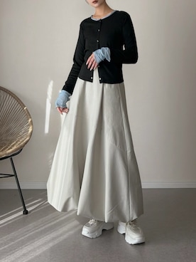 「しまむら（シマムラ）のアイテム（トップス）」を使った、haru さん（レディース・162cm）の春コーディネート