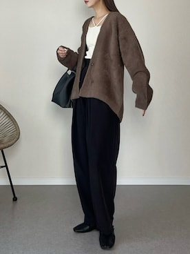 「アイテム（キャミソール）」を使った、haru さん（レディース・162cm）の秋コーディネート