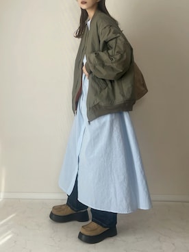 「CIAOPANIC TYPY（チャオパニックティピー）のアイテム（ジャケット/アウター）」を使った、haru さん（レディース・162cm）の春コーディネート