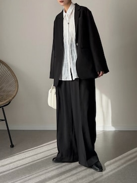 「しまむら（シマムラ）のアイテム」を使った、haru さん（レディース・162cm）の春コーディネート