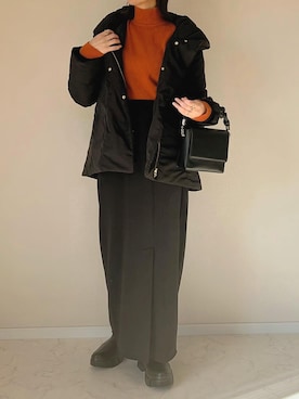 「URBAN RESEARCH Sonny Label（アーバンリサーチサニーレーベル）のアイテム（ジャケット/アウター）」を使った、haru さん（レディース・162cm）の冬コーディネート