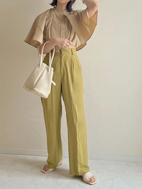 「NOMINE（ノミネ）のアイテム」を使った、haru さん（レディース・162cm）の春コーディネート