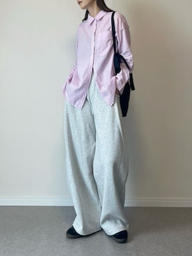 「アイテム（トートバッグ）」を使った、haru さん（レディース・162cm）の夏コーディネート
