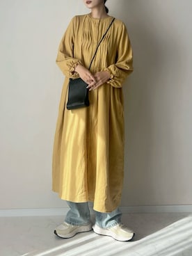 「DISCOAT（ディスコート）のアイテム（パンツ）」を使った、haru さん（レディース・162cm）の秋コーディネート