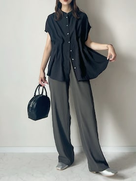 「シルバーシューズ」｜haru さん（レディース・162cm）の秋コーディネート