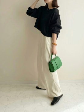 「Per sist ence（パーシエンス）のアイテム」を使った、haru さん（レディース・162cm）の秋コーディネート