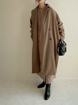 「Wefst（ウェスト）のアイテム」を使った、haru さん（レディース・162cm）の冬コーディネート