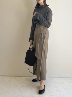 「hinari（ヒナリ）のアイテム」を使った、haru さん（レディース・162cm）の夏コーディネート