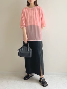 「ボストンバッグ」｜haru さん（レディース・162cm）の夏コーディネート