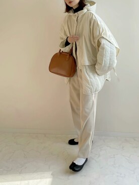 「classicalelf（クラシカルエルフ）のアイテム（ブルゾン）」を使った、haru さん（レディース・162cm）の冬コーディネート