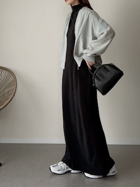 「アイテム（ブルゾン）」を使った、haru さん（レディース・162cm）の春コーディネート