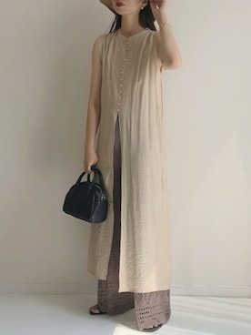 「Wefst（ウェスト）のアイテム」を使った、haru さん（レディース・162cm）の夏コーディネート