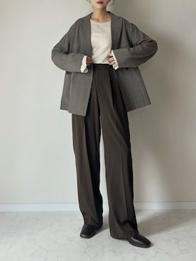 「アイテム（その他シューズ）」を使った、haru さん（レディース・162cm）の秋コーディネート