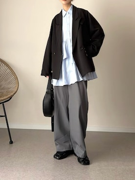 「STYLEMIXER（スタイルミキサー）のアイテム」を使った、haru さん（レディース・162cm）の春コーディネート